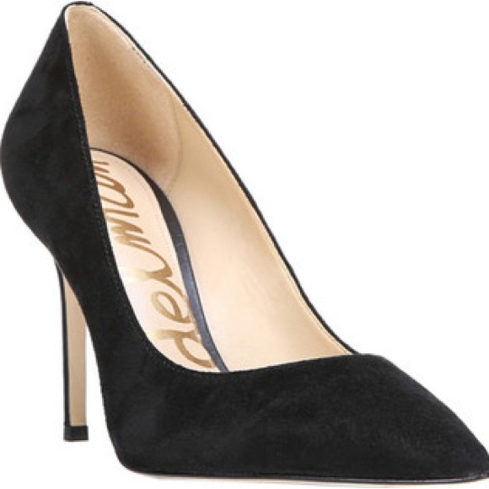 Sam Edelman Black Suede Heels